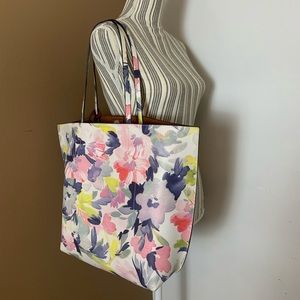 French Connection floral print tote